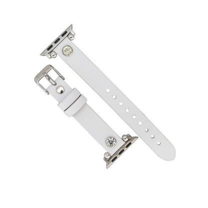 Visby Lederarmband für Apple Watch aus echtem Leder in Braun