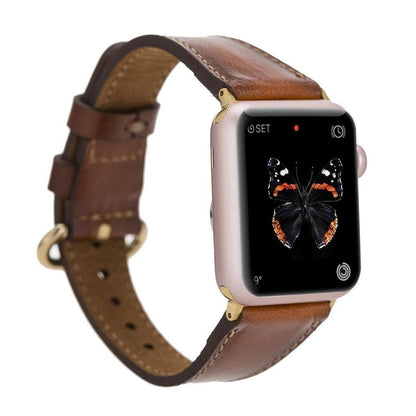 Roma Lederarmband für Apple Watch aus echtem Leder