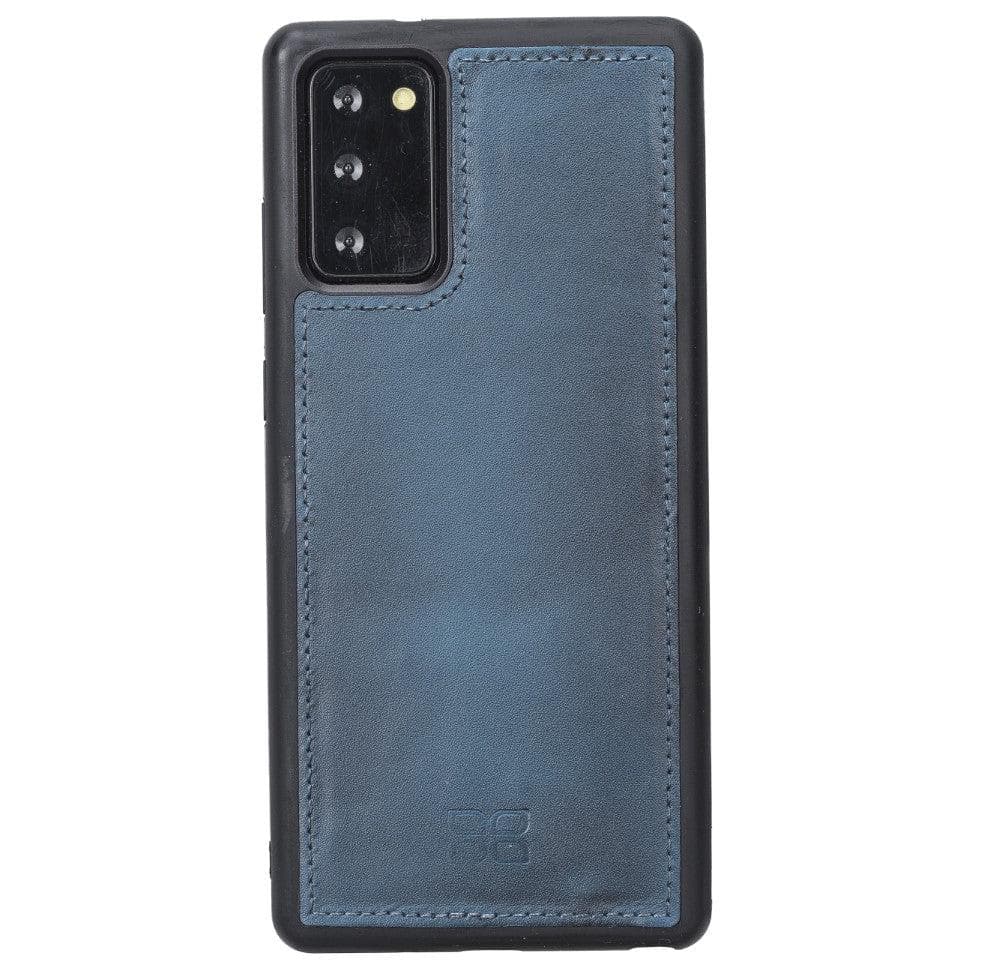 Magic Abnehmbar Leder Wallet Case für Samsung Galaxy Note 20 Ultra aus echtem Leder in Braun