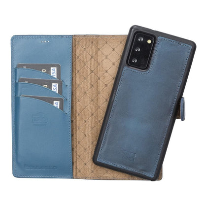 Magic Abnehmbar Leder Wallet Case für Samsung Galaxy Note 20 Ultra aus echtem Leder