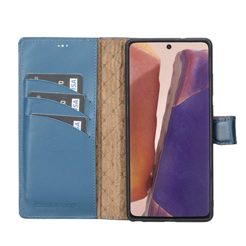 Magic Abnehmbar Leder Wallet Case für Samsung Galaxy Note 20 aus echtem Leder