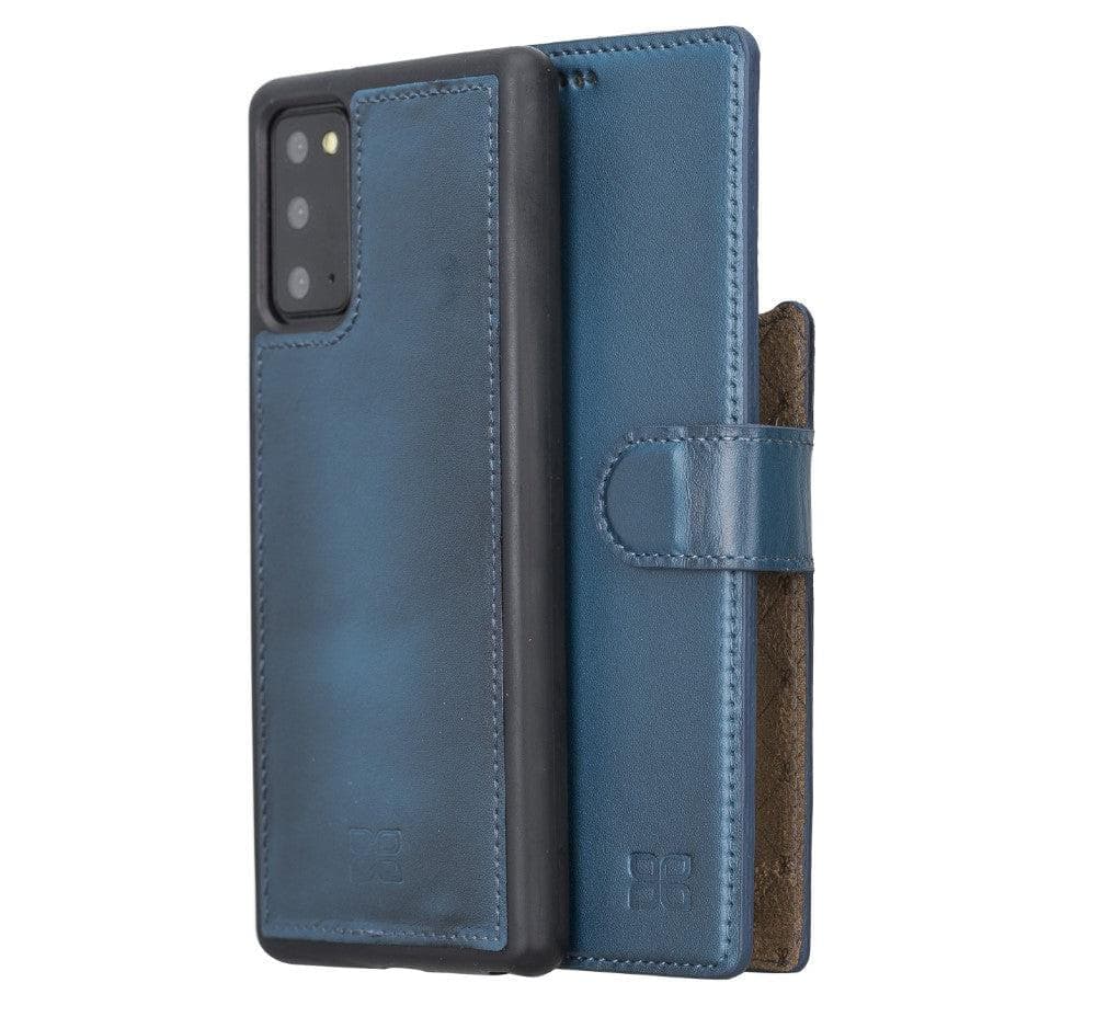 Magic Abnehmbar Leder Wallet Case für Samsung Galaxy Note 20 aus echtem Leder