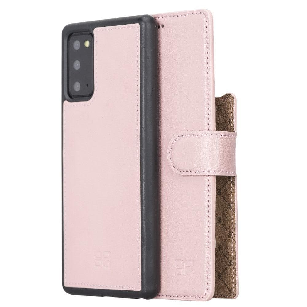 Magic Abnehmbar Leder Wallet Case für Samsung Galaxy Note 20 aus echtem Leder
