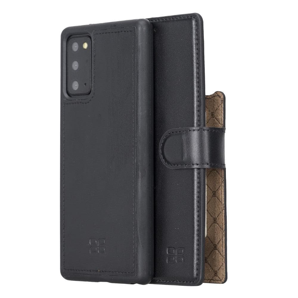 Magic Abnehmbar Leder Wallet Case für Samsung Galaxy Note 20 aus echtem Leder