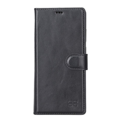 Magic Abnehmbar Leder Wallet Case für Samsung Galaxy Note 20 aus echtem Leder
