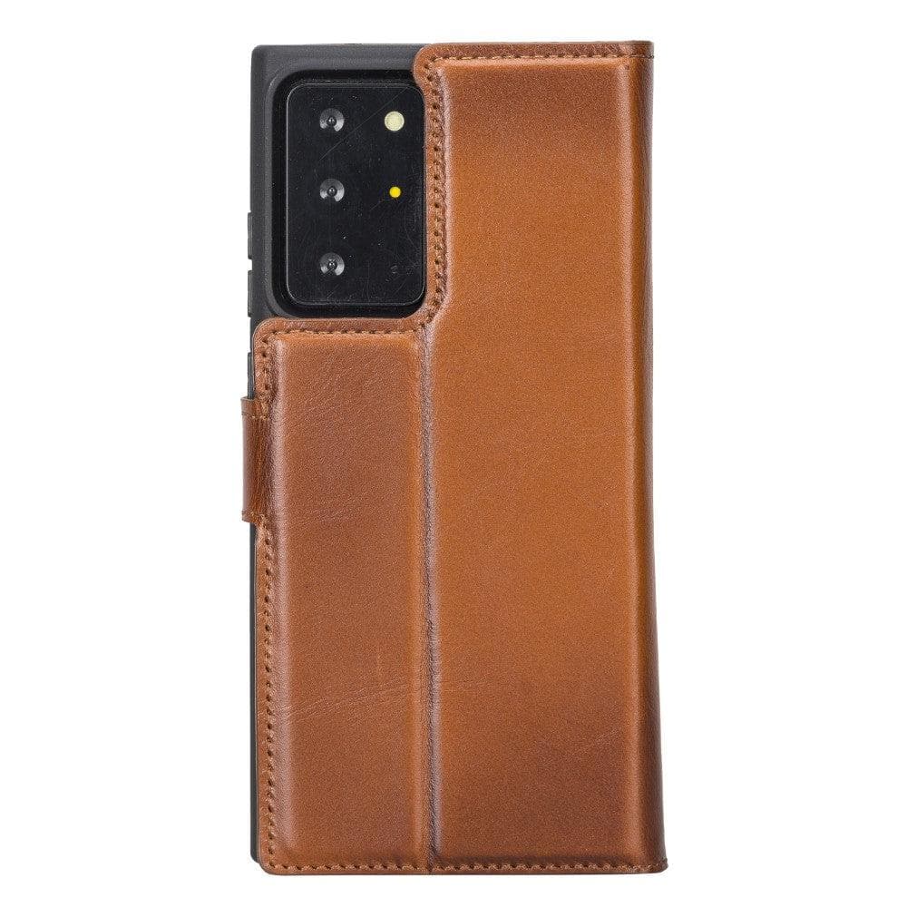 Magic Abnehmbar Leder Wallet Case für Samsung Galaxy Note 20 aus echtem Leder
