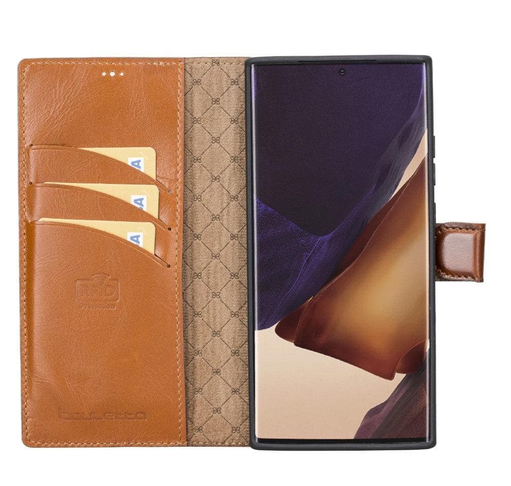 Magic Abnehmbar Leder Wallet Case für Samsung Galaxy Note 20 aus echtem Leder