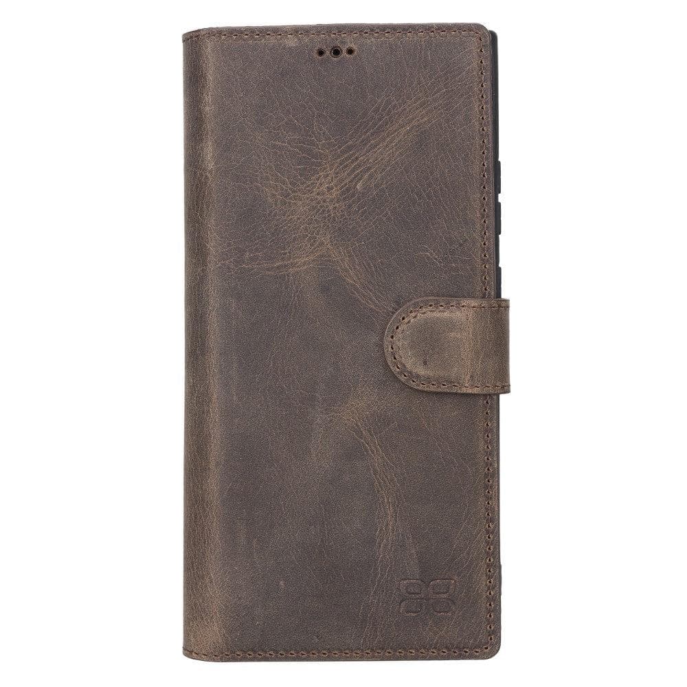 Magic Abnehmbar Leder Wallet Case für Samsung Galaxy Note 20 aus echtem Leder