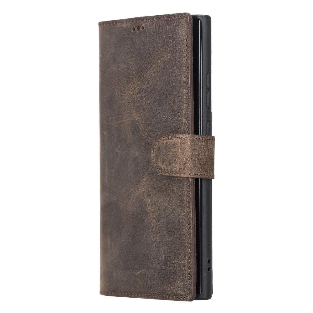 Magic Abnehmbar Leder Wallet Case für Samsung Galaxy Note 20 aus echtem Leder