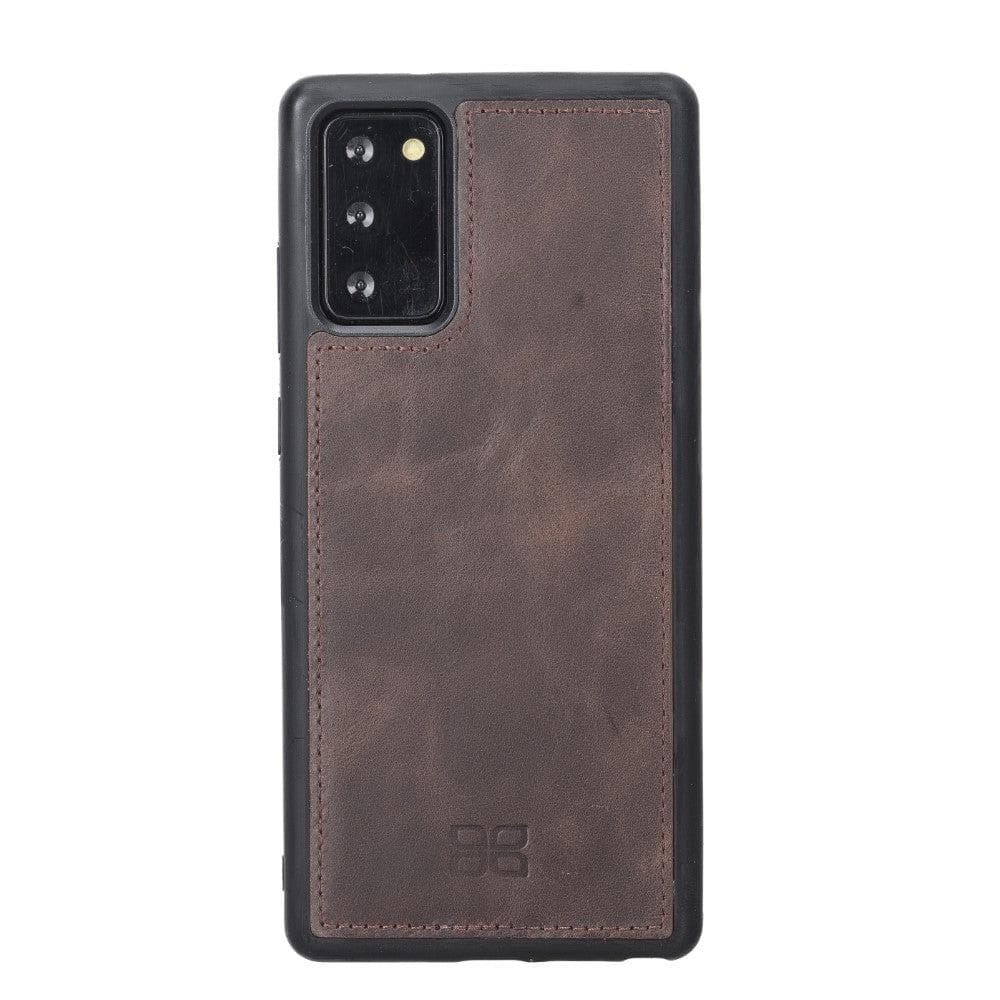 Magic Abnehmbar Leder Wallet Case für Samsung Galaxy Note 20 aus echtem Leder