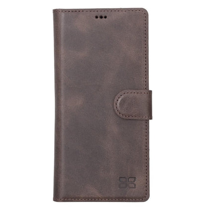 Magic Abnehmbar Leder Wallet Case für Samsung Galaxy Note 20 aus echtem Leder