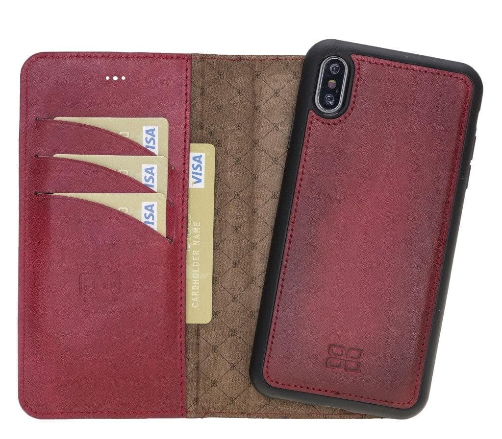 Magic XR Abnehmbar Handyhülle aus echtem Leder aus echtem Leder
