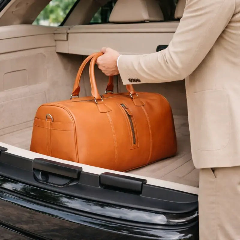 Dolly Wochenend Duffle Weekender aus echtem Leder aus echtem Leder