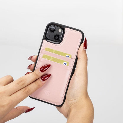 Flex Cover Leather iPhone 13 Case with Card Holder