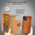 Bouletta Full Leather Coating Detachable Wallet Case for Apple iPhone 13 Series