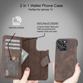 Bouletta Full Leather Coating Detachable Wallet Case for Apple iPhone 13 Series