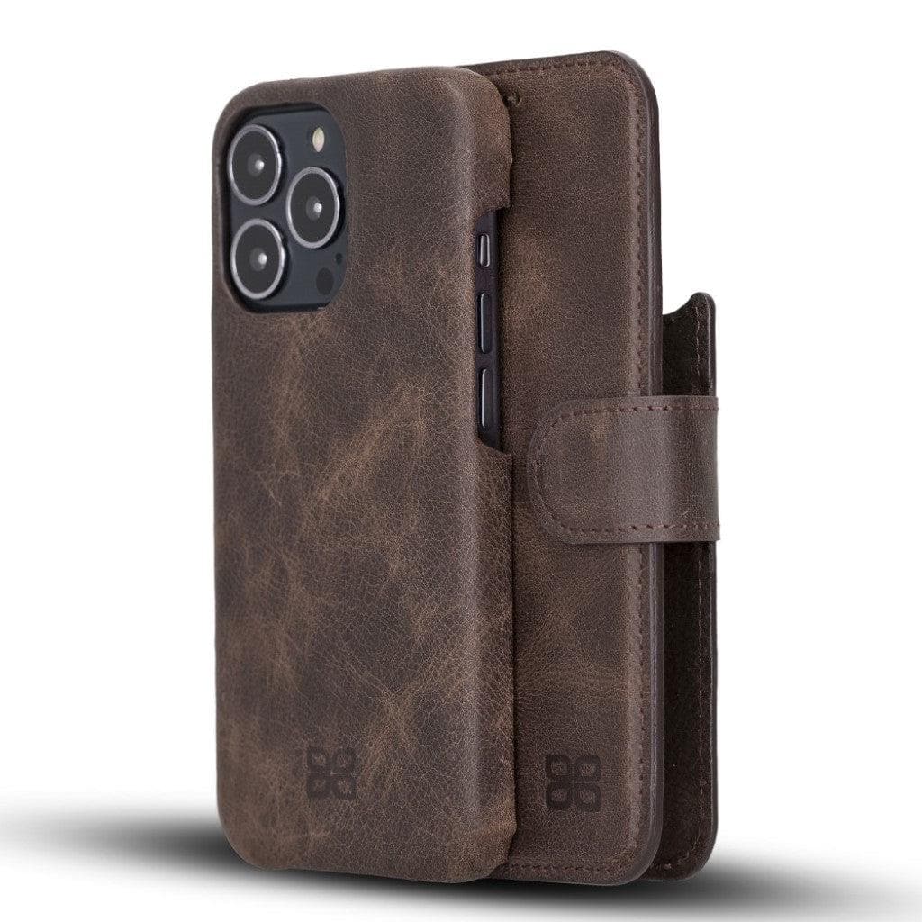 Bouletta Full Leather Coating Detachable Wallet Case for Apple iPhone 13 Series