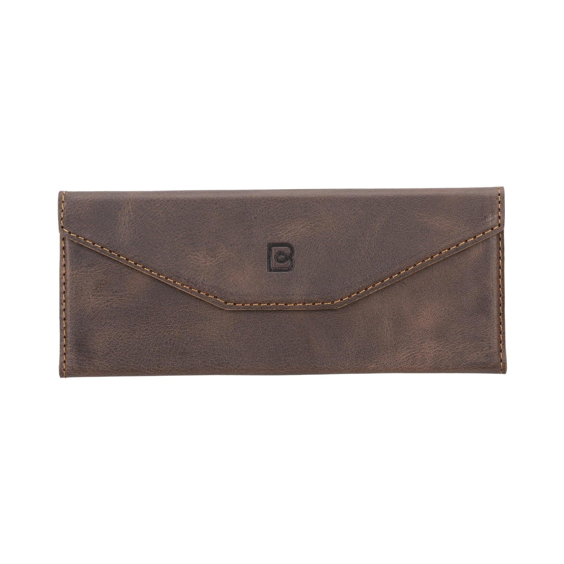 Bouletta Handmade Genuine Leather Eyewear Case - Magnetic Triangular Design