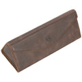 Bouletta Handmade Genuine Leather Eyewear Case - Magnetic Triangular Design