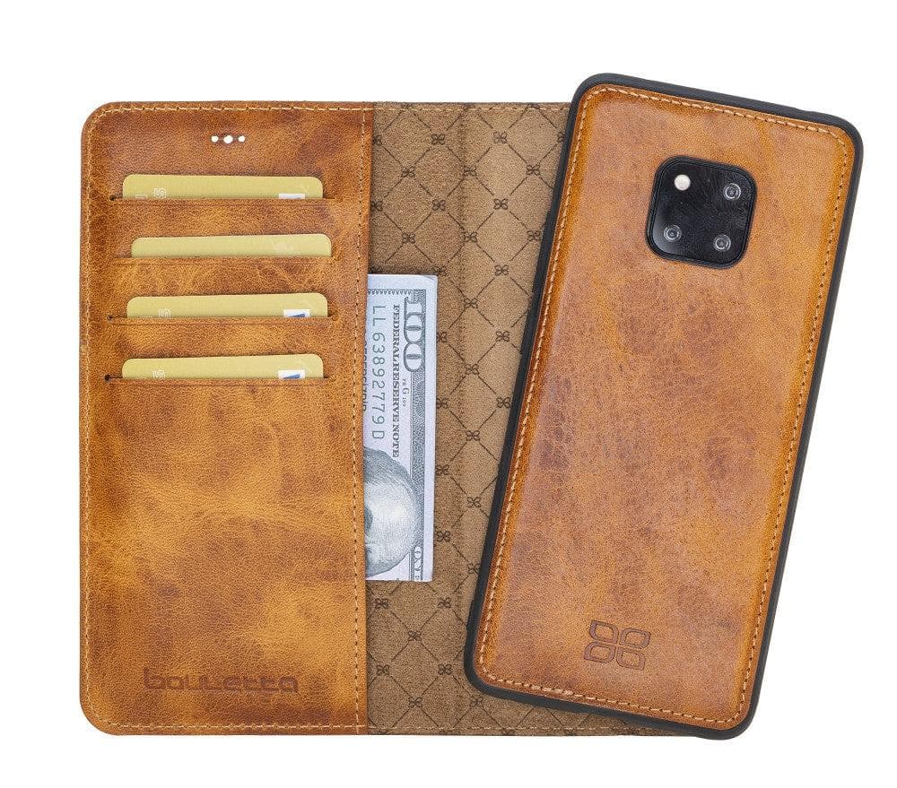 Bouletta Huawei Mate 20 Leather Magnetic Leather Case Tan