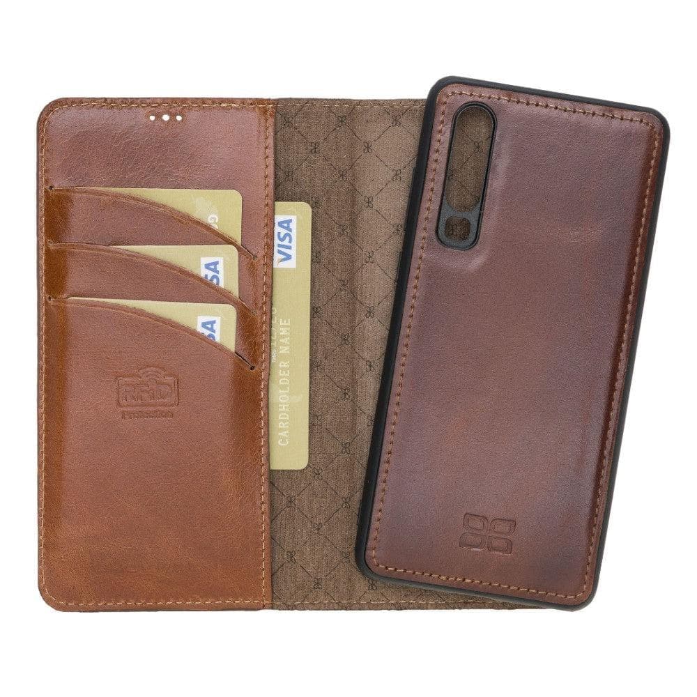 Bouletta Huawei P30 Leather Detachble Magic Wallet Case Huawei P30 / Rustic Tan