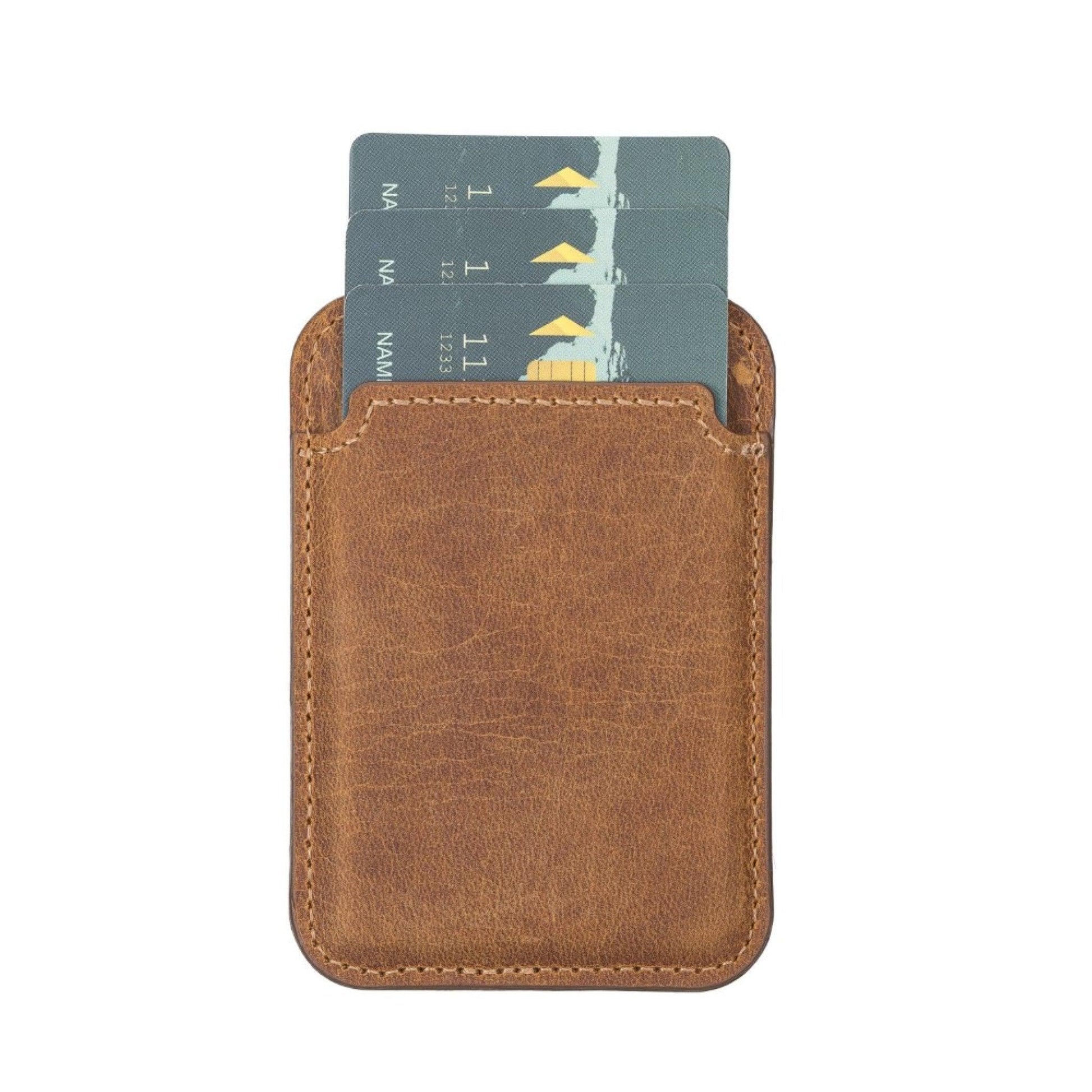 Maggy NE Magnetic Leather Card Holder RST1