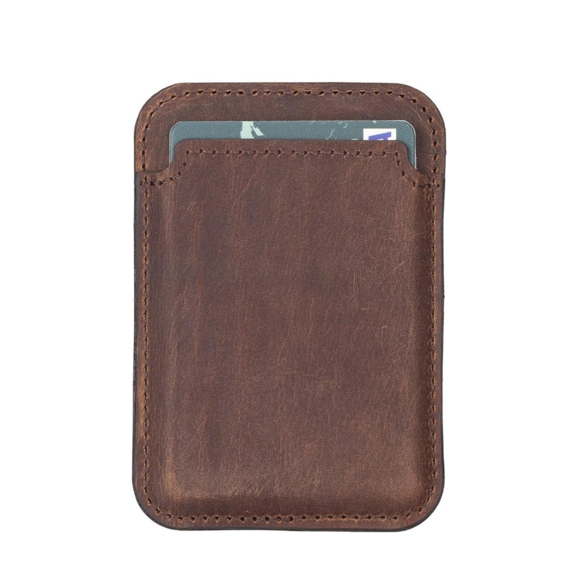 Maggy NE Magnetic Leather Card Holder