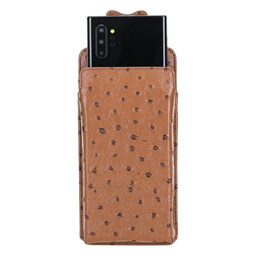 Marlo Universal Phone Handyhülle aus echtem Leder aus echtem Leder in Grün