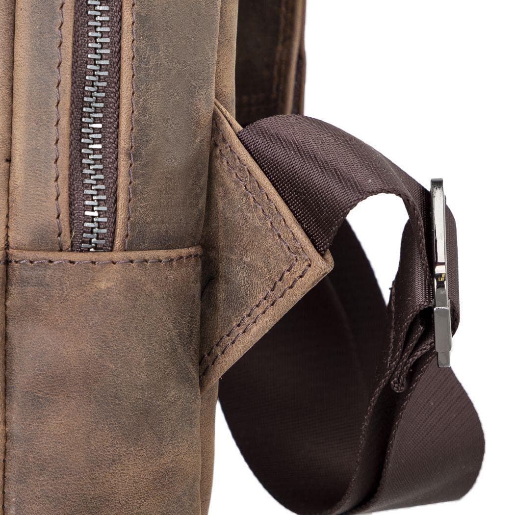 Bouletta Marlow Leather Backpack Rustic Tan