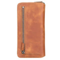 Bouletta Detachable Leather Zipper Wallet Cases for Samsung Galaxy S21 Series S21 Ultra / Black