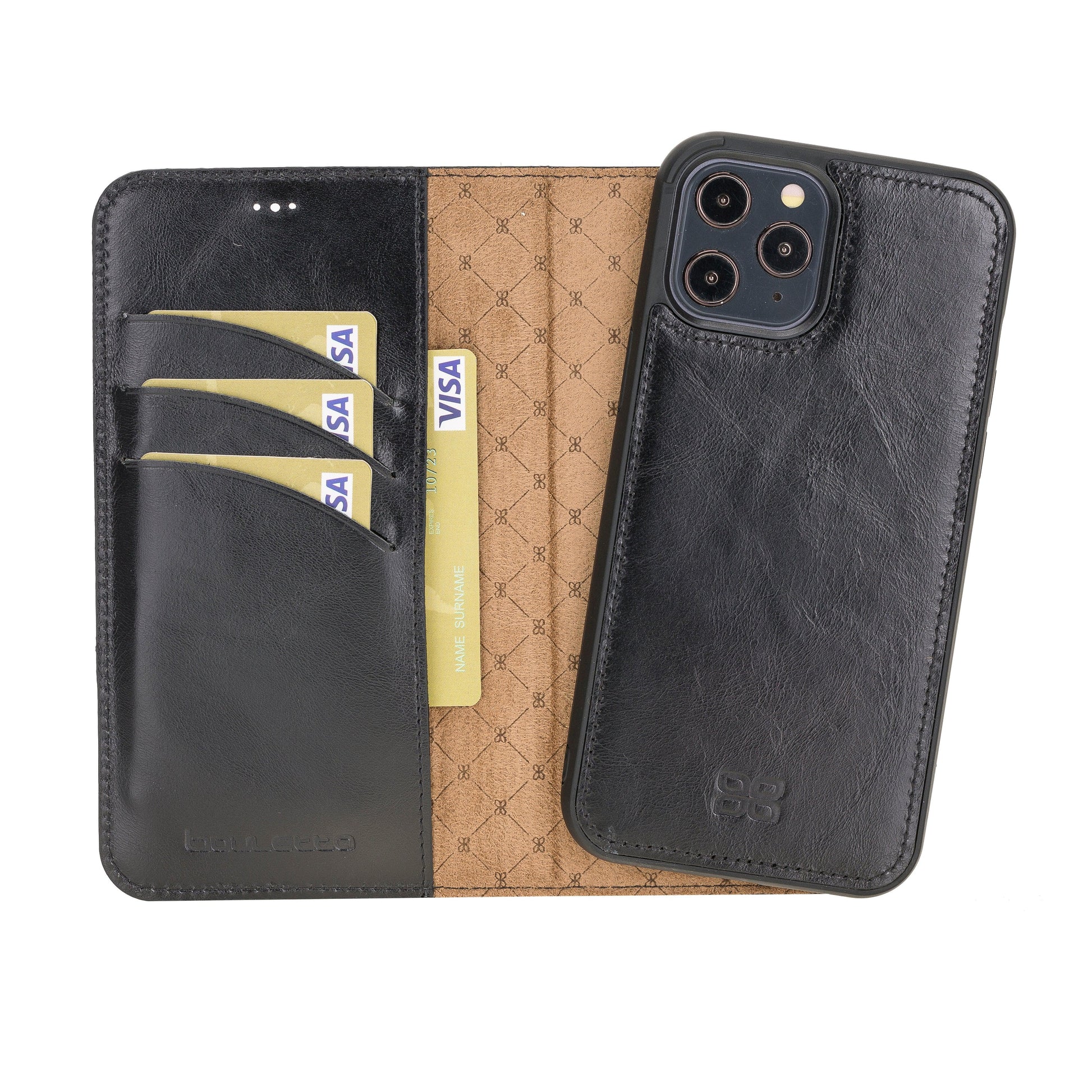 Bouletta Detachable Leather Wallet Cases for Apple iPhone 12 Series