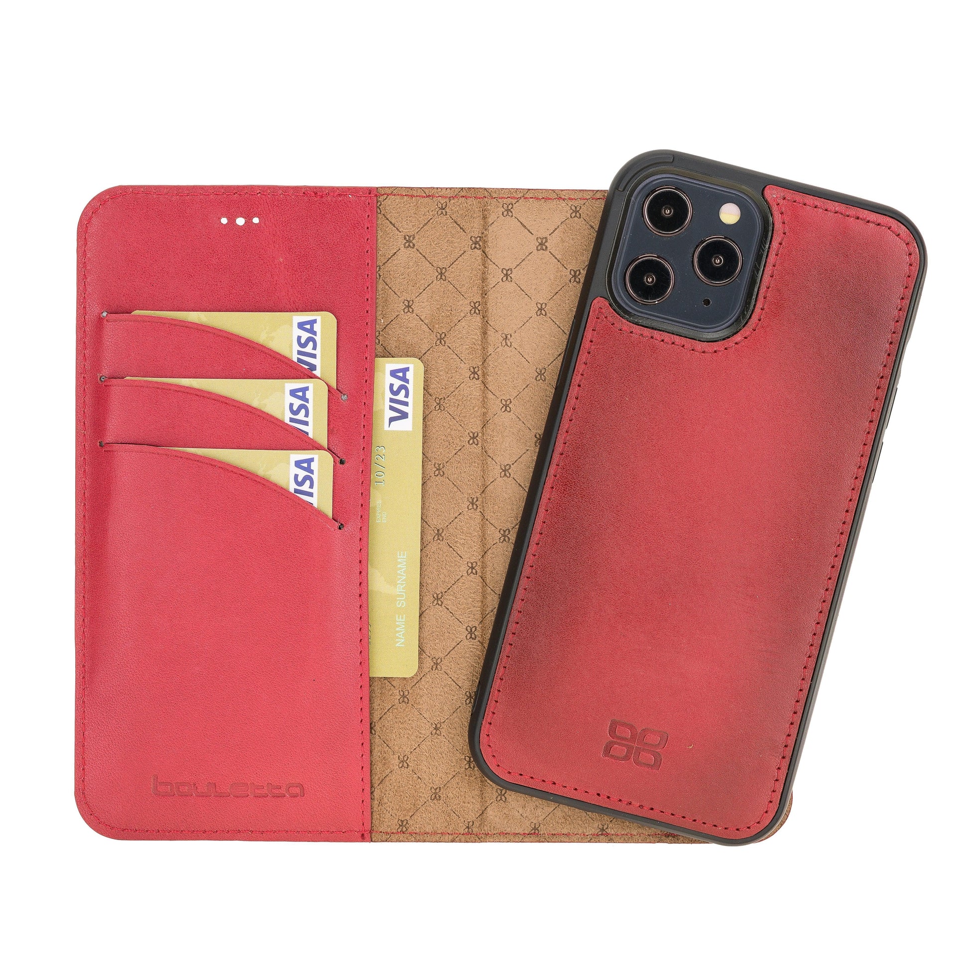 Bouletta Detachable Leather Wallet Cases for Apple iPhone 12 Series