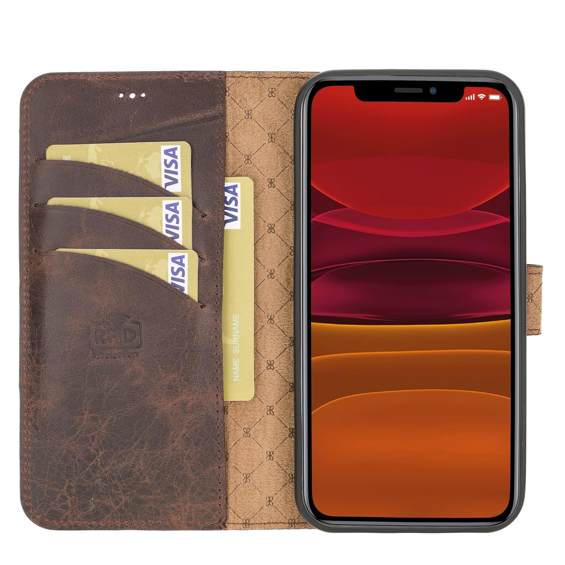 Bouletta Detachable Leather Wallet Cases for Apple iPhone 12 Series