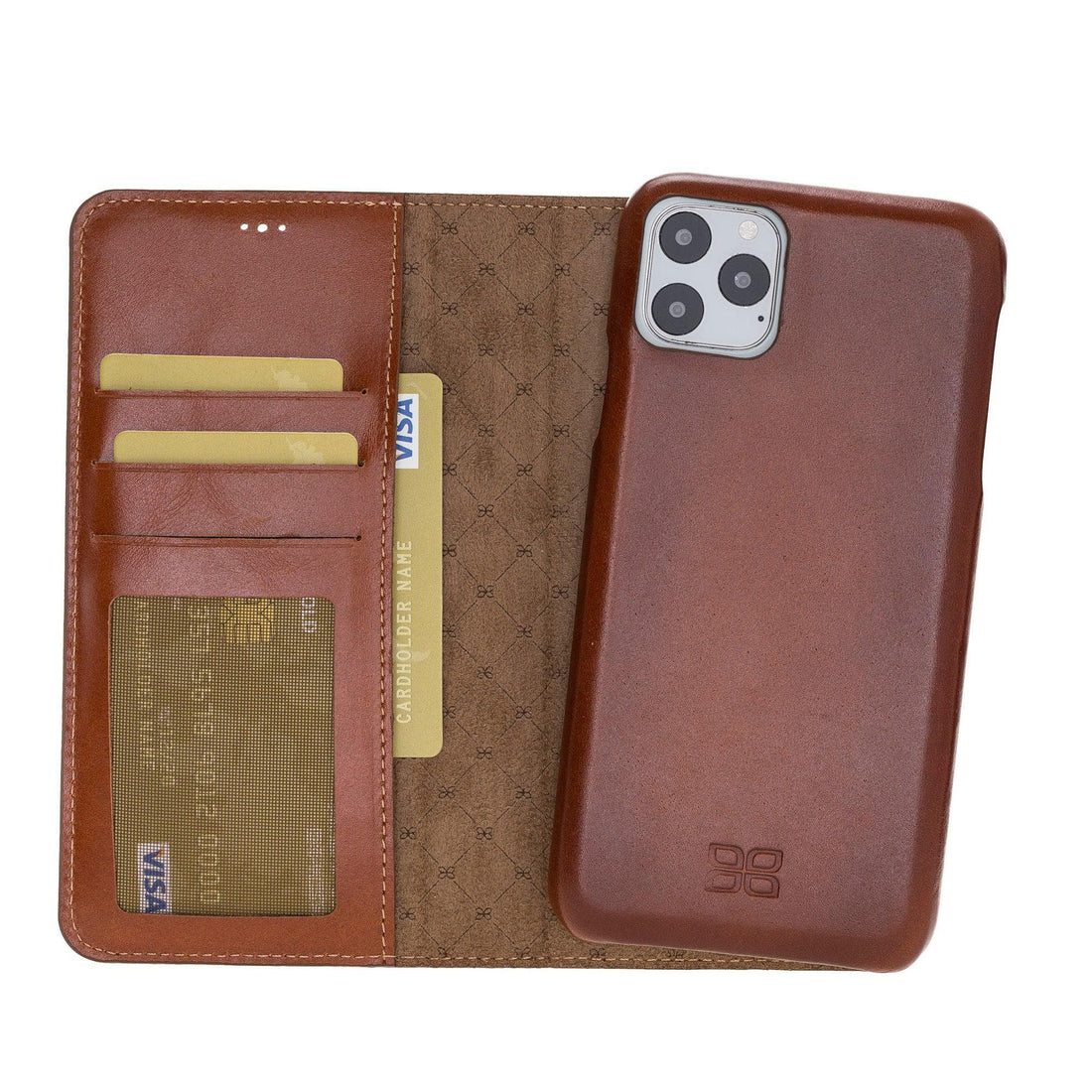 Bouletta Detachable Fully Covering Leather Wallet Case For Apple iPhone 11 Series