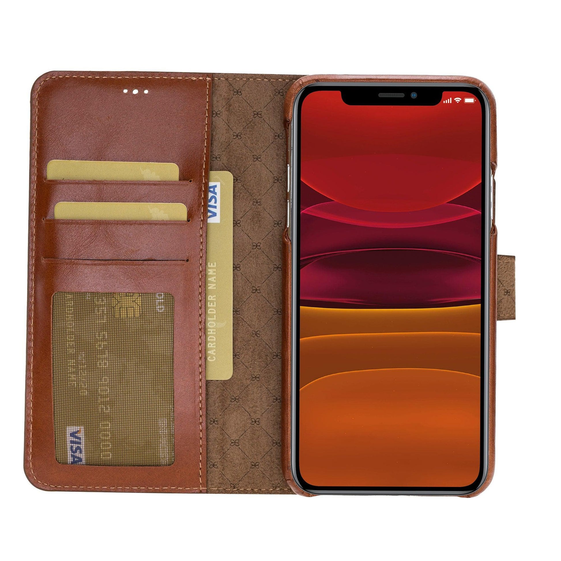 Bouletta Detachable Fully Covering Leather Wallet Case For Apple iPhone 11 Series