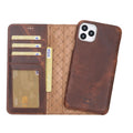 Bouletta Detachable Fully Covering Leather Wallet Case For Apple iPhone 11 Series iPhone 11 Pro Max / Tan