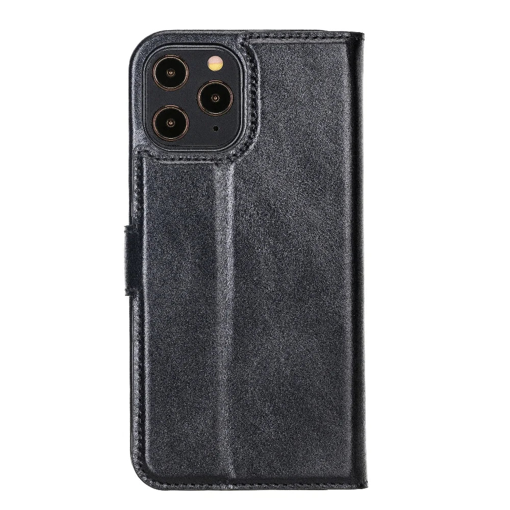 Bouletta F360 Magnetic Detachable Leather Wallet Cases for Apple iPhone 12 Series iPhone 12 Promax / Dark Brown