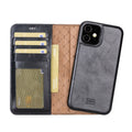 Bouletta F360 Magnetic Detachable Leather Wallet Cases for Apple iPhone 12 Series iPhone 12 Pro / Black