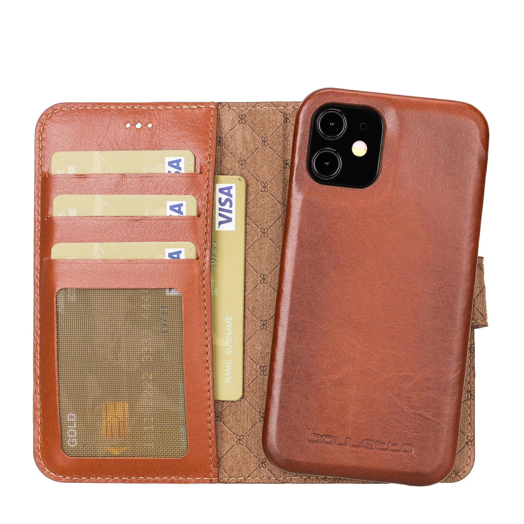 Bouletta F360 Magnetic Detachable Leather Wallet Cases for Apple iPhone 12 Series