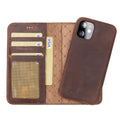 Bouletta F360 Magnetic Detachable Leather Wallet Cases for Apple iPhone 12 Series iPhone 12 Promax / Tan