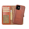 Bouletta F360 Magnetic Detachable Leather Wallet Cases for Apple iPhone 12 Series iPhone 12 Pro / Tan