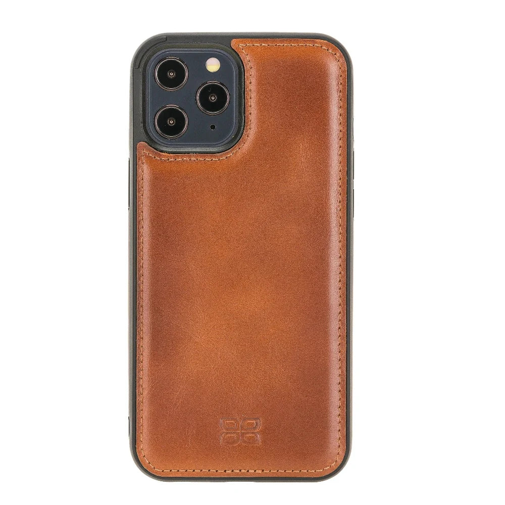 Bouletta Flexible Leather Back Cover for Apple iPhone 12 Series iPhone 12 Pro Max / Blue