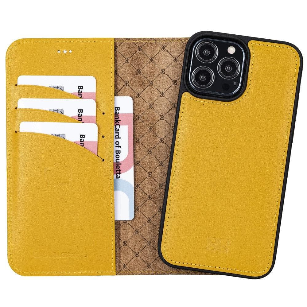 Bouletta Limited Edition Apple iPhone 13 Pro Max and iPhone 13 Pro Detachable Leather Wallet Case