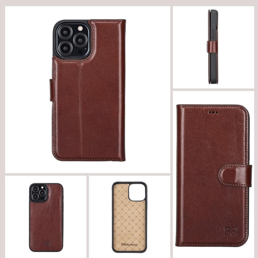 Bouletta Limited Edition Apple iPhone 13 Pro Max and iPhone 13 Pro Detachable Leather Wallet Case