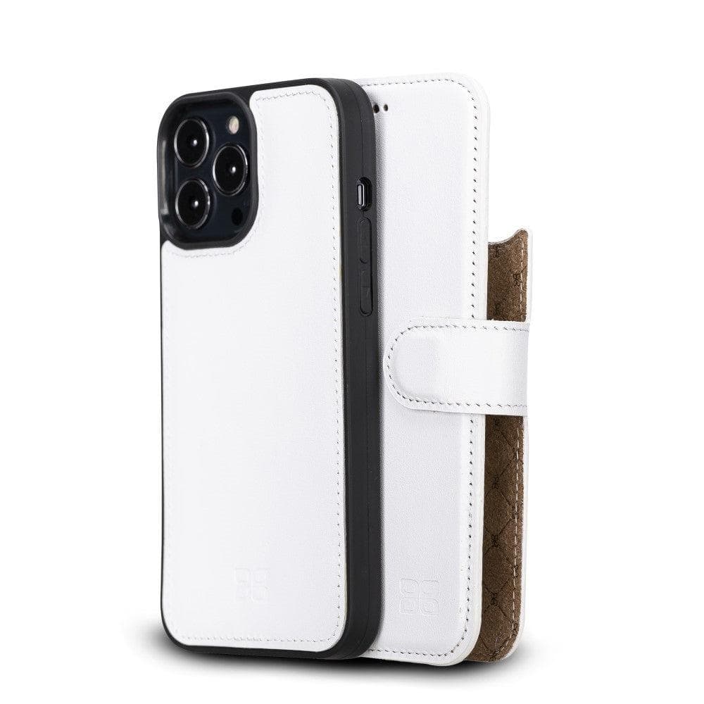Magic Colorful Abnehmbar Leder Wallet Case für iPhone 13 Pro Max aus echtem Leder
