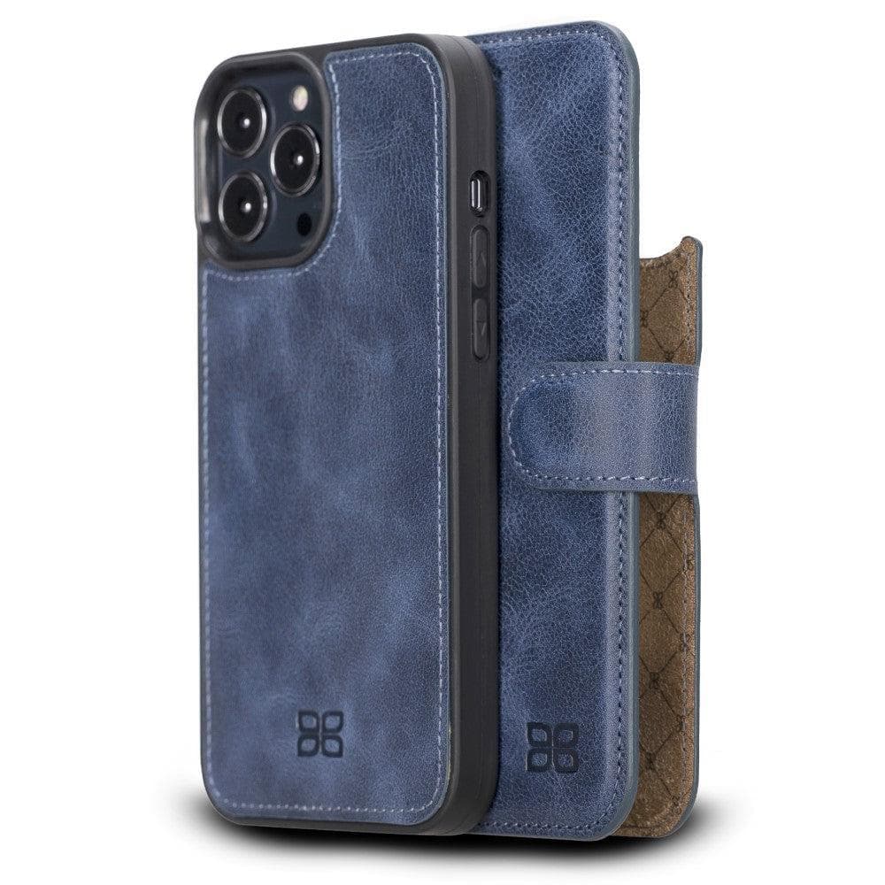 Magic Colorful Abnehmbar Leder Wallet Case für iPhone 13 Pro Max aus echtem Leder