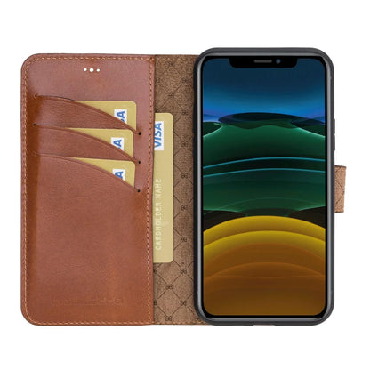 Bouletta Magnetic Detachable Leather Phone Case for Apple iPhone 11 Series