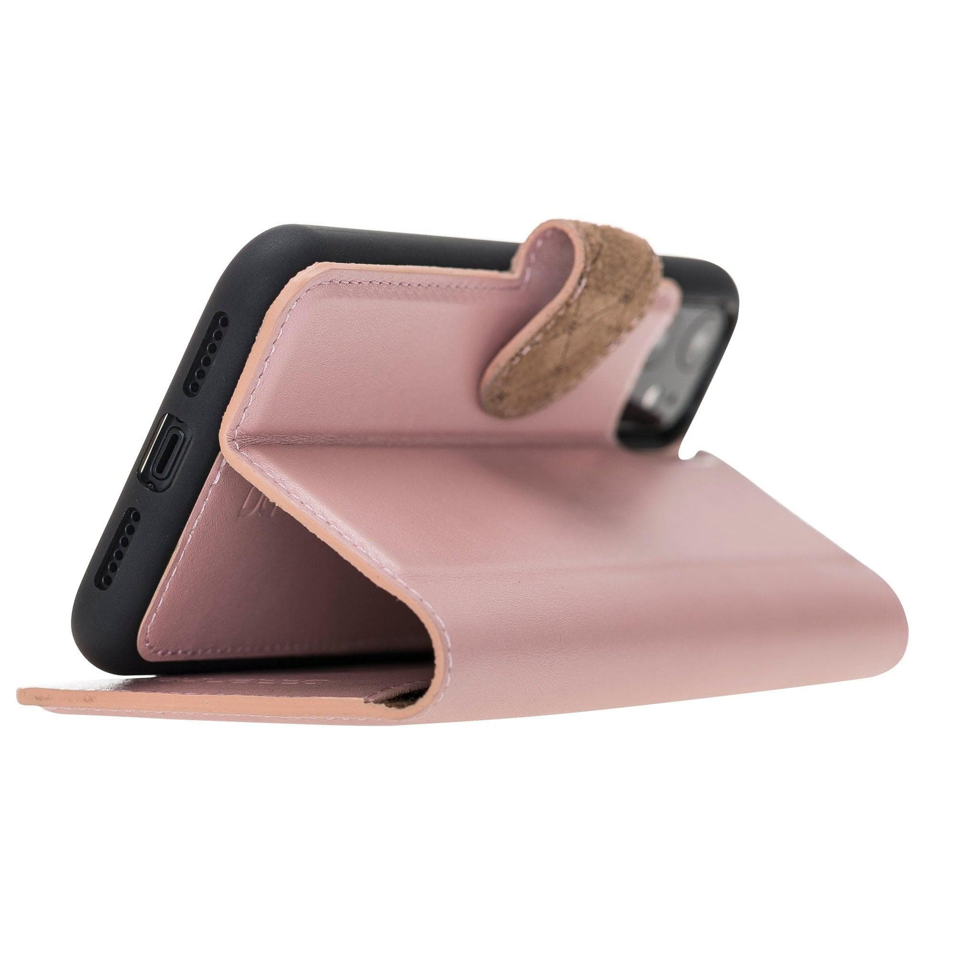 Bouletta Magnetic Detachable Leather Phone Case for Apple iPhone 11 Series iPhone 11 / Vegetal Tan