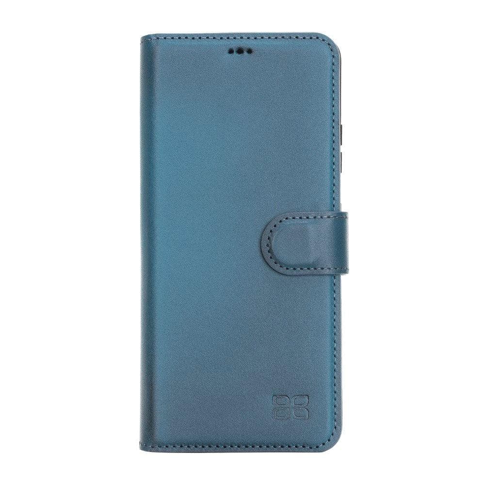 Magic Abnehmbar Leder Wallet Case für Samsung Galaxy S21 Ultra aus echtem Leder