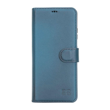 Magic Abnehmbar Leder Wallet Case für Samsung Galaxy S21 Ultra aus echtem Leder